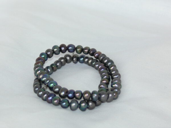 anthrazit, perlen, beads, kette, Geschenk, einreihig, Perlen, eleganter Schmuck, jewelerys, armband Perlenarmband .dunkles Armband