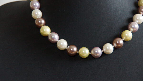 Perlenkette, Perle, längliche Perlen, Hell Weihnachtsgeschenk, Kette ,Schmuck